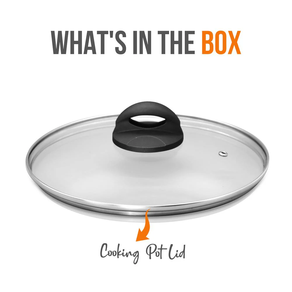 Cooking Pot Lid - See-Through Tempered Glass Lids (Works With Model: Nccw12S) - Image 7