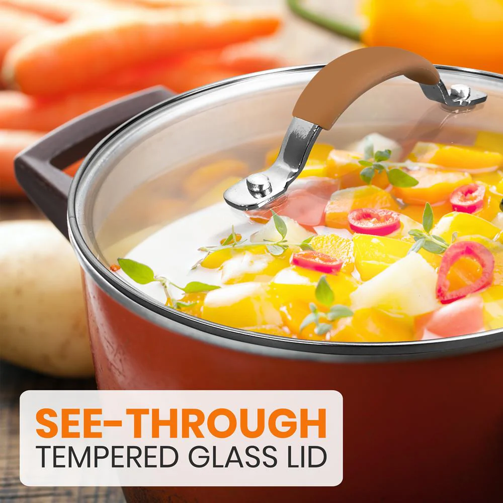 Cooking Pot Lid - See-Through Tempered Glass Lids, 1.5 Quart (Works With Models: Nccw14S & Nccw20S) - Image 3