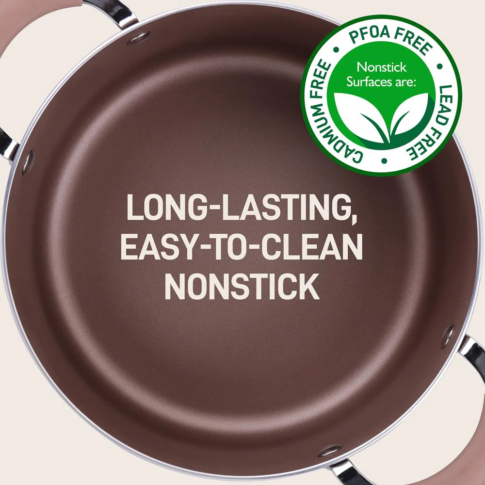 Dutch Oven Pot With Lid - Non-Stick High-Qualified Kitchen Cookware With See-Through Tempered Glass Lids, 5 Quart (Works With Models: Nccw14S & Nccw20S) - Image 7