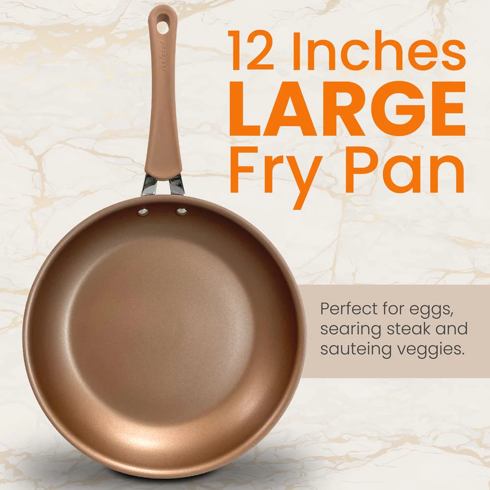 8'' Small Fry Pan - Non-Stick High-Qualified Kitchen Cookware (Works With Models: Nccw14S & Nccw20S) - Image 2