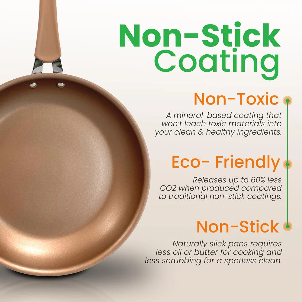 8'' Small Fry Pan - Non-Stick High-Qualified Kitchen Cookware (Works With Models: Nccw14S & Nccw20S) - Image 4