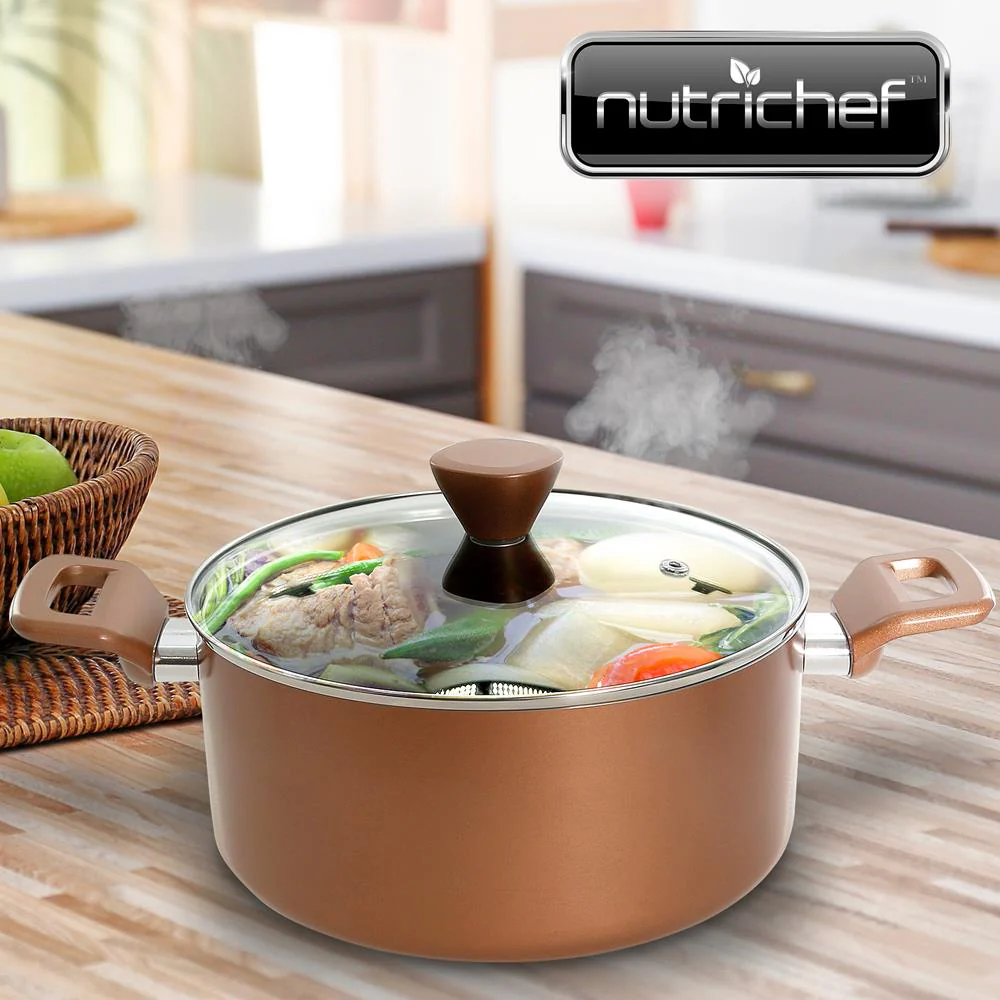 Non-Stick Casserole With Lid - High-Qualified Kitchen Cookware With See-Through Tempered Glass Lids, 5 Quart (Works With Model: Nccwa13Br) - Image 6