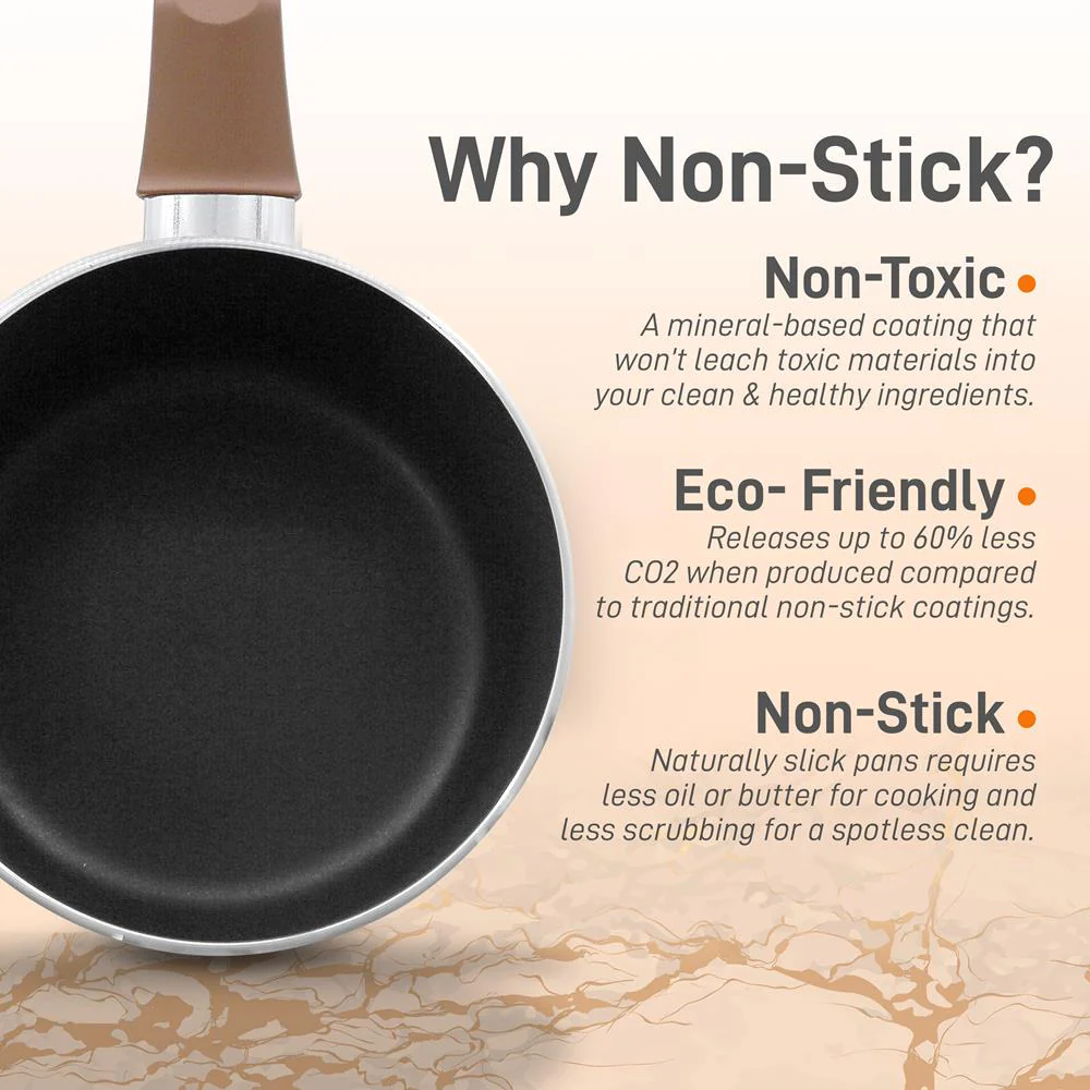 Saucepan Pot With Lid - Non-Stick High-Qualified Kitchen Cookware With See-Through Tempered Glass Lids, 2 Qt. (Works With Model: Nccwa13Br) - Image 3