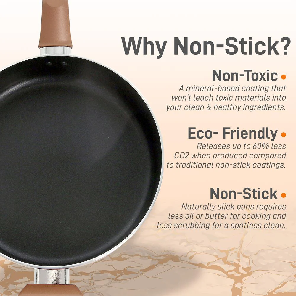 Sautepan Pot With Lid - Non-Stick High-Qualified Kitchen Cookware With See-Through Tempered Glass Lids, 3 Qt. (Works With Model: Nccwa13Br) - Image 3