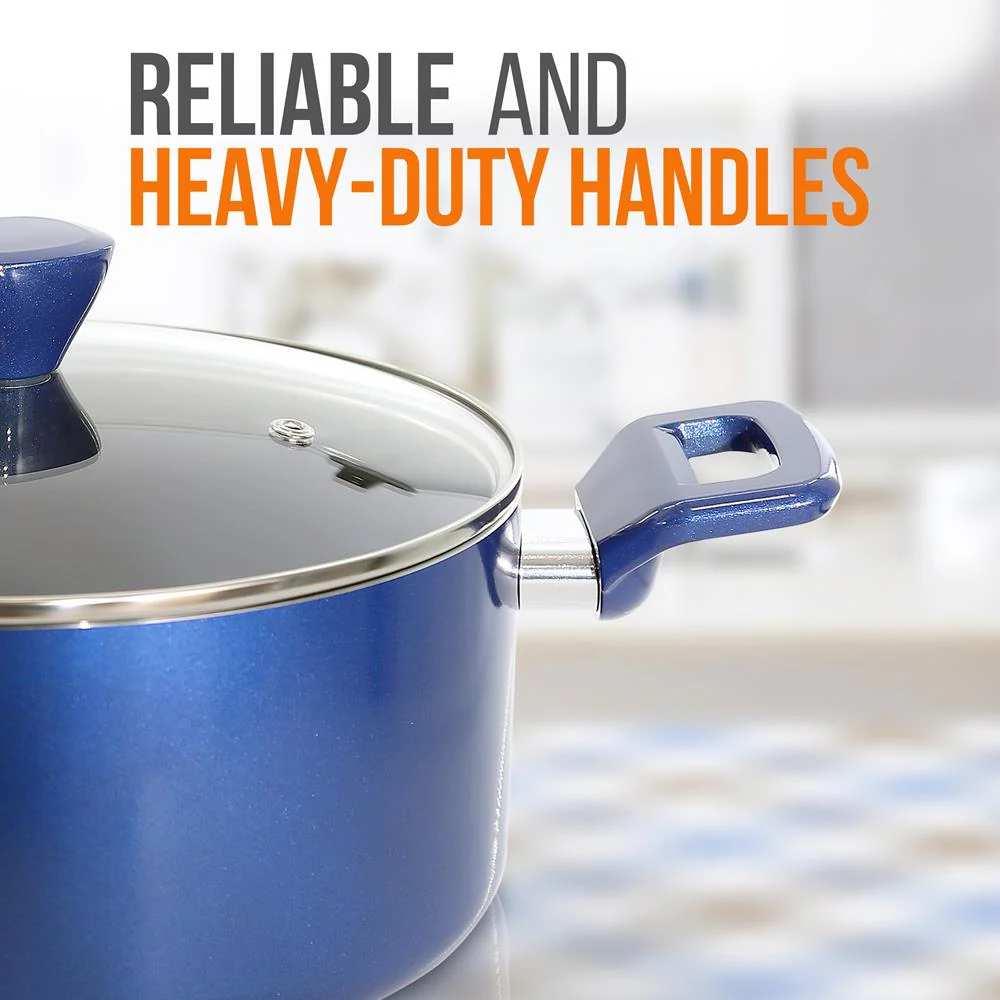 Non-Stick Casserole With Lid - High-Qualified Kitchen Cookware With See-Through Tempered Glass Lids, 5 Quart (Works With Model: Nccwa13Bu) - Image 4
