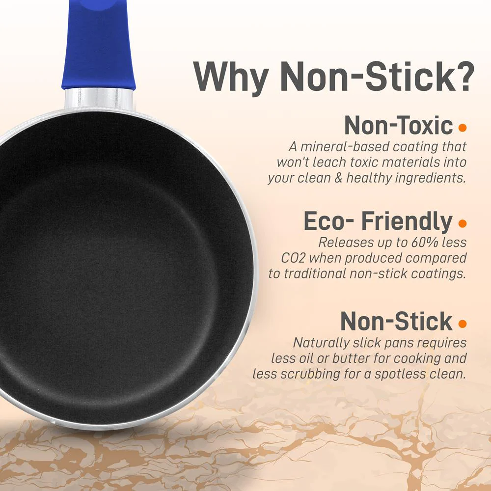 Saucepan Pot With Lid - Non-Stick High-Qualified Kitchen Cookware With See-Through Tempered Glass Lids, 1 Qt. (Works With Model: Nccwa13Bu) - Image 3