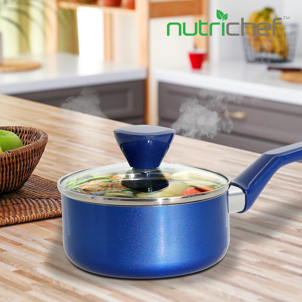 Saucepan Pot With Lid - Non-Stick High-Qualified Kitchen Cookware With See-Through Tempered Glass Lids, 2 Qt. (Works With Model: Nccwa13Bu) - Image 6