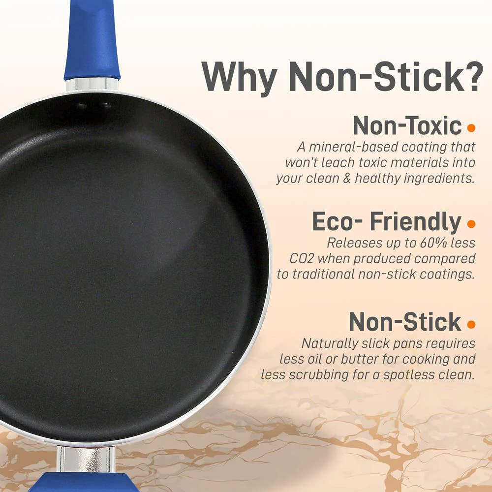 Sautepan Pot With Lid - Non-Stick High-Qualified Kitchen Cookware With See-Through Tempered Glass Lids, 3 Qt. (Works With Model: Nccwa13Bu) - Image 3