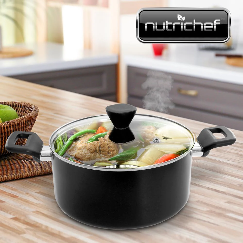 Non-Stick Casserole With Lid - High-Qualified Kitchen Cookware With See-Through Tempered Glass Lids, 5 Quart (Works With Model: Nccwa13) - Image 6