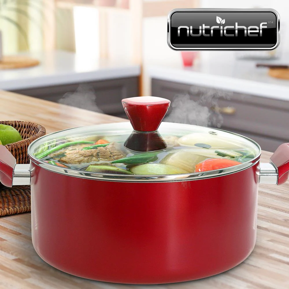 Non-Stick Casserole With Lid - High-Qualified Kitchen Cookware With See-Through Tempered Glass Lids, 5 Quart (Works With Model: Nccwa13Rd) - Image 6