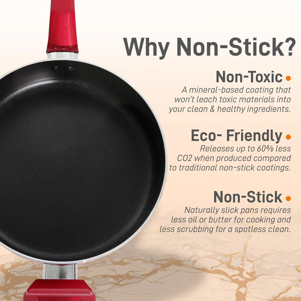 Sautepan Pot With Lid - Non-Stick High-Qualified Kitchen Cookware With See-Through Tempered Glass Lids, 3 Qt. (Works With Model: Nccwa13Rd) - Image 3