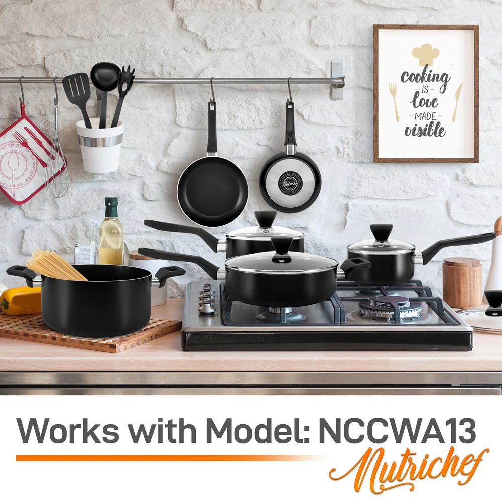 Kitchen Cooking Utensils Set - Includes Soup Ladle, Pasta Fork, And Spatula (Works With Model: Nccwa13) - Image 6