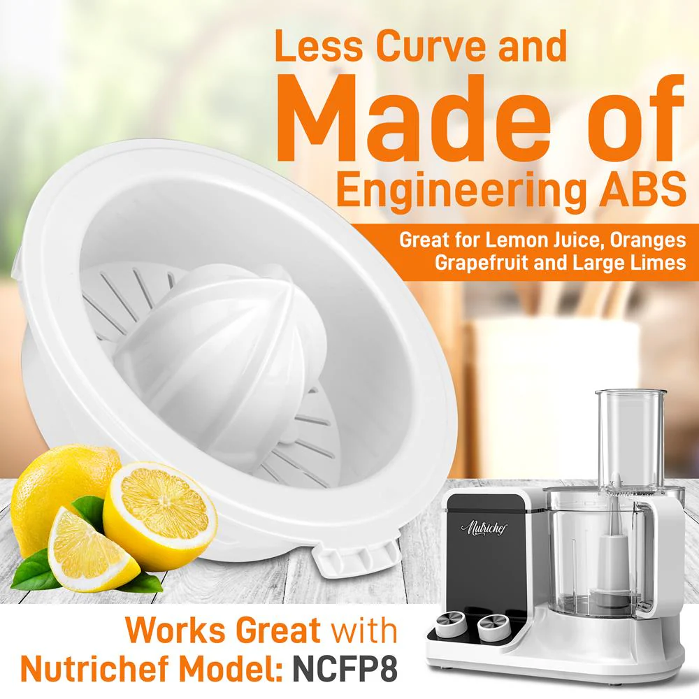 Food Processor Citrus Juicer Attachment - Replacement Parts For Nutrichef Multifunction Food Processor Model Number: Ncfp8 - Image 2