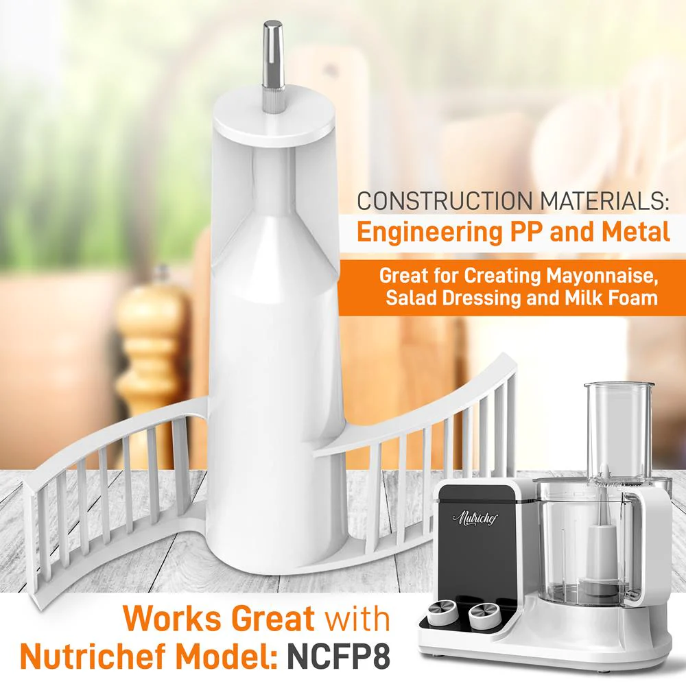 Food Processor Emulsifying Blade - Replacement Parts For Nutrichef Multifunction Food Processor Model Number: Ncfp8 - Image 2
