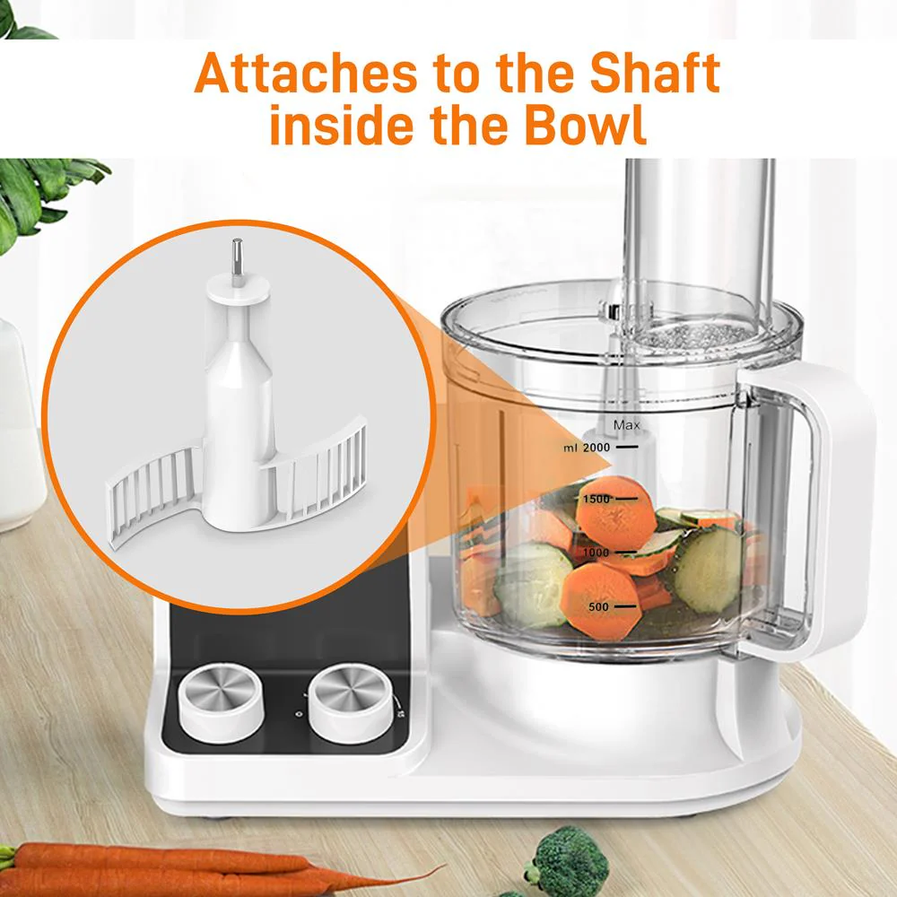 Food Processor Emulsifying Blade - Replacement Parts For Nutrichef Multifunction Food Processor Model Number: Ncfp8 - Image 4