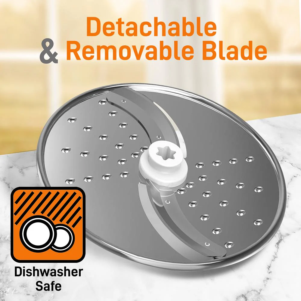 Food Processor Slicing/Shredding Disc - Replacement Parts For Nutrichef Multifunction Food Processor Model Number: Ncfp8 - Image 3