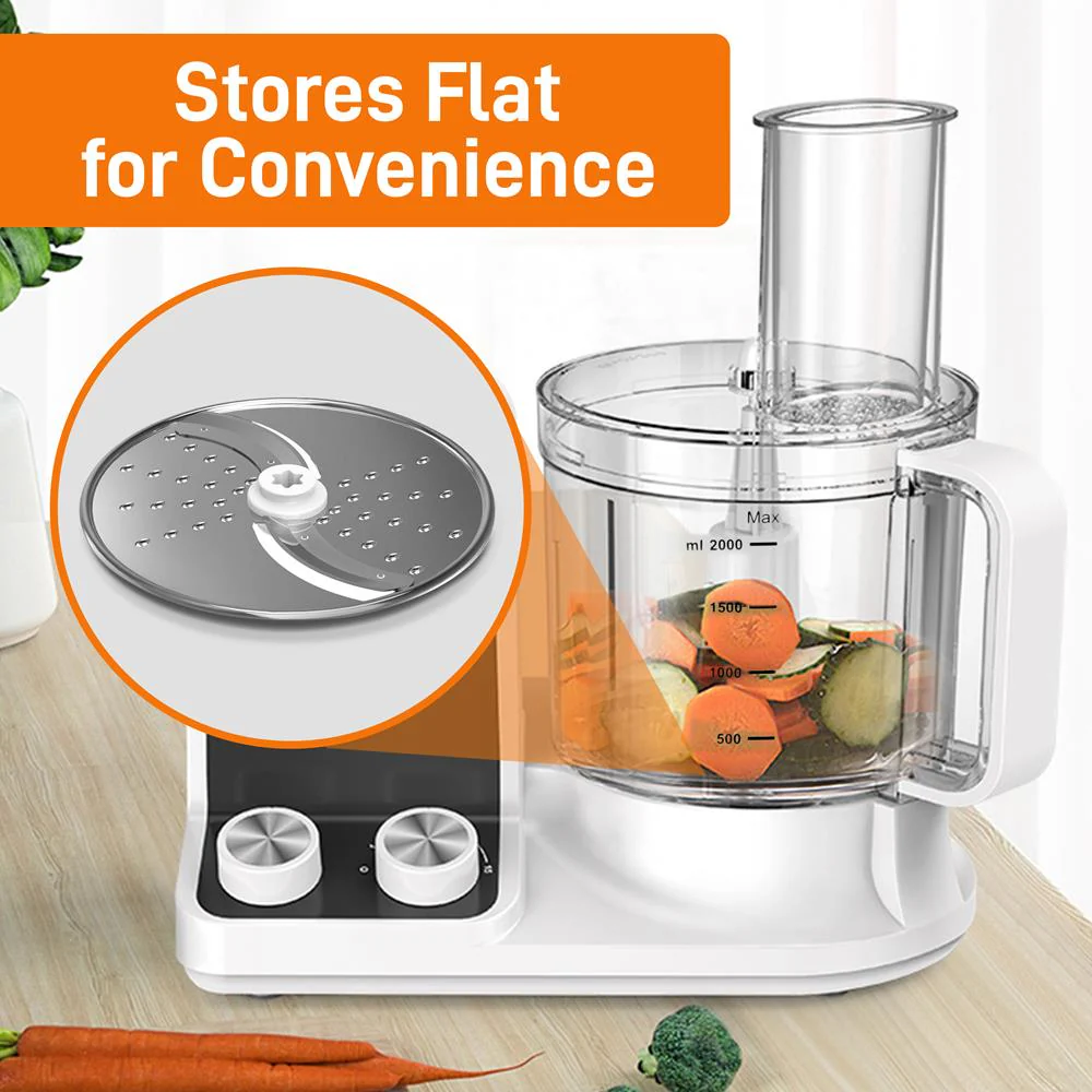 Food Processor Slicing/Shredding Disc - Replacement Parts For Nutrichef Multifunction Food Processor Model Number: Ncfp8 - Image 4