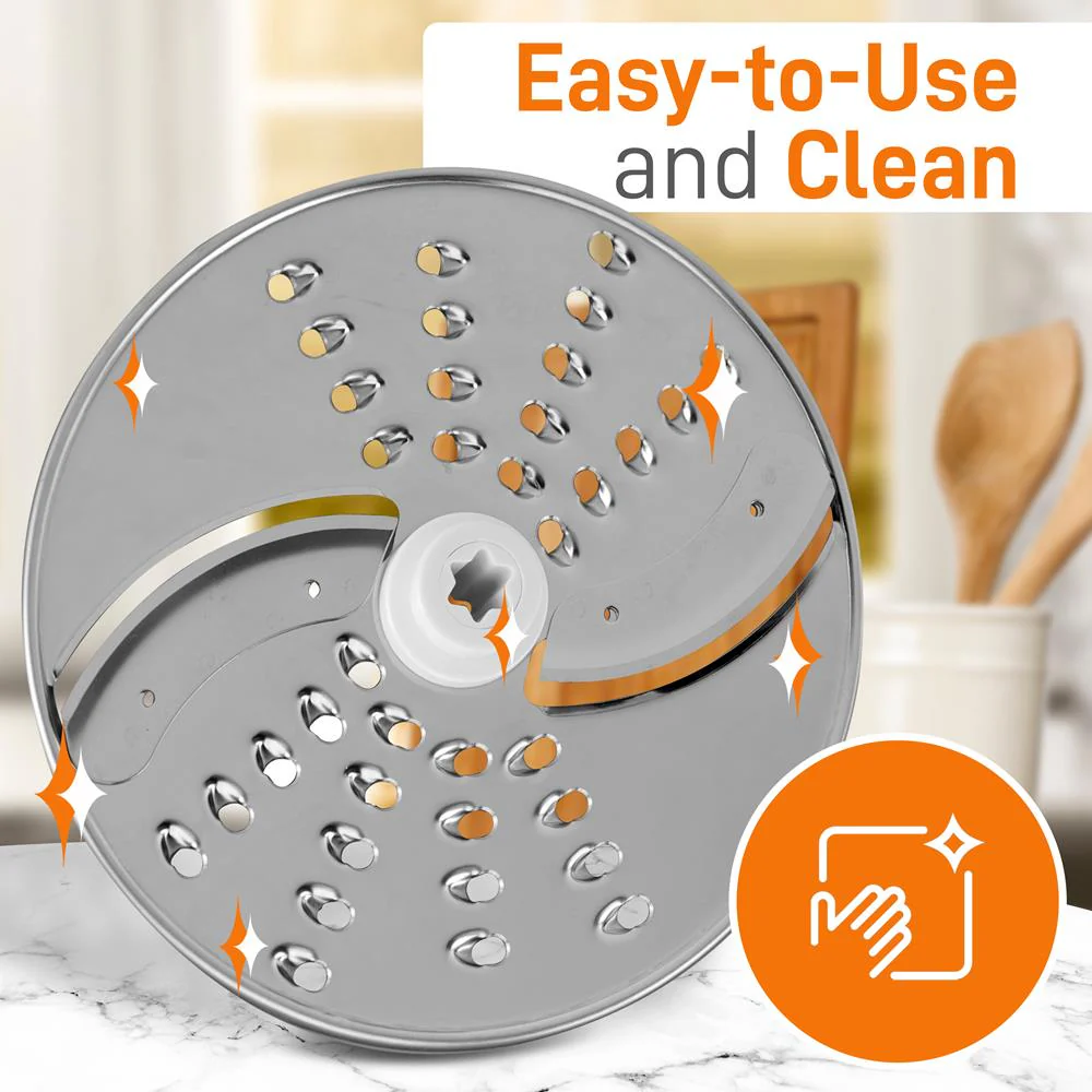 Food Processor Slicing/Shredding Disc - Replacement Parts For Nutrichef Multifunction Food Processor Model Number: Ncfp8 - Image 5