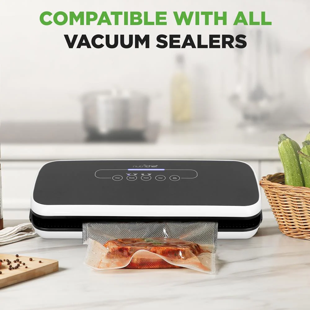 Vacuum Sealer Bags 20ft Multi-Layered Reusable Food-Grade Clear Rolls - Image 4