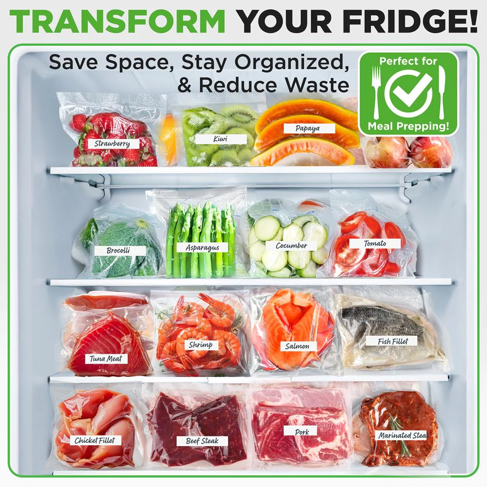 Vacuum Sealer Bags 100ft - Seal Freshness, Multi-Layered, Clear - Image 6