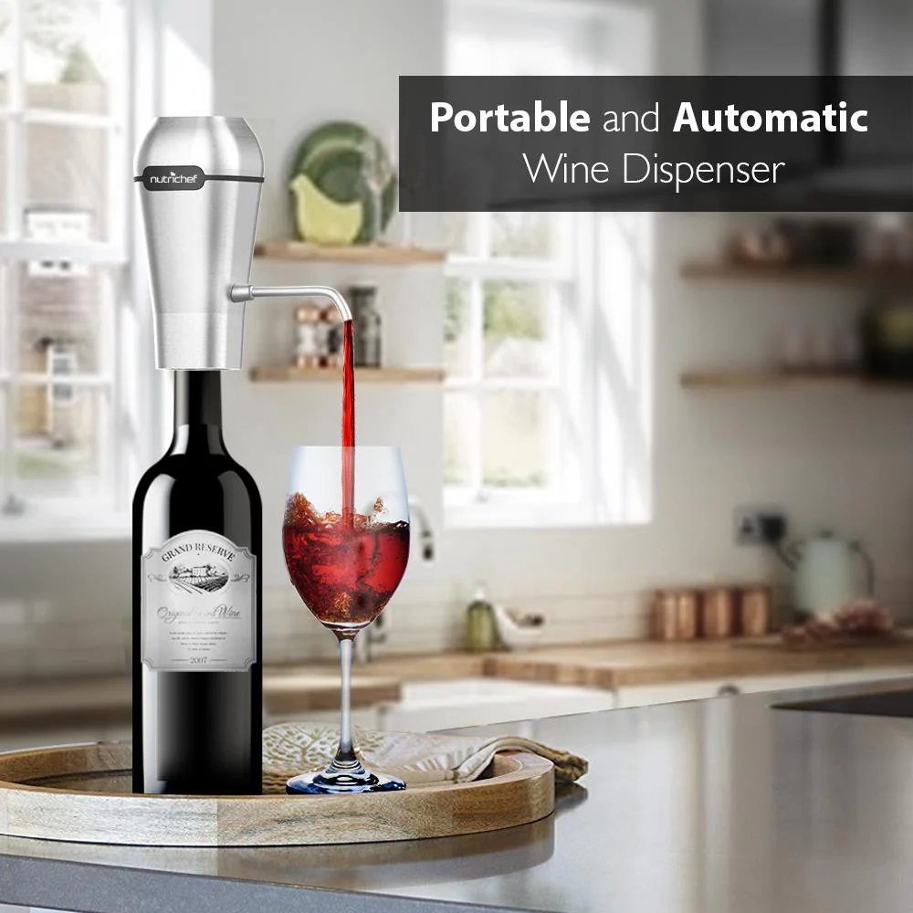 Electric Wine Pump Aerator - Automatic Wine Bottle Air Decanter Dispenser - Image 3