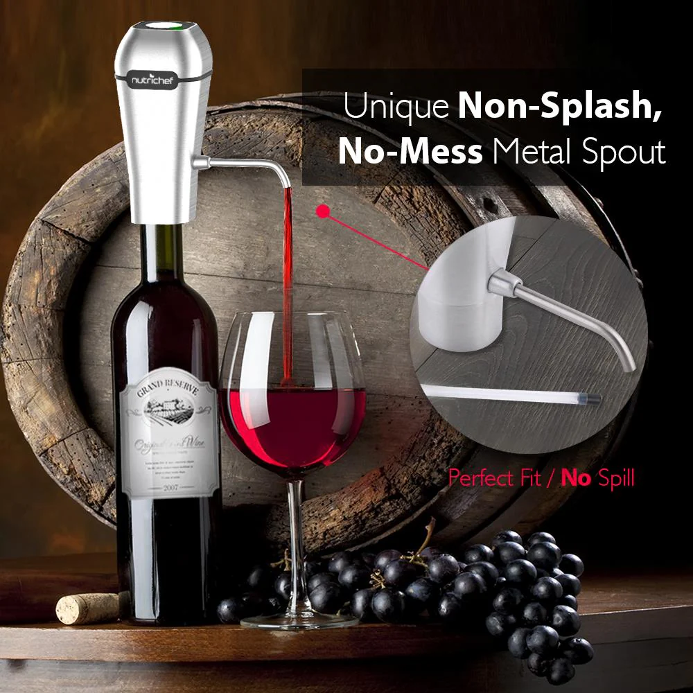 Electric Wine Pump Aerator - Automatic Wine Bottle Air Decanter Dispenser - Image 5