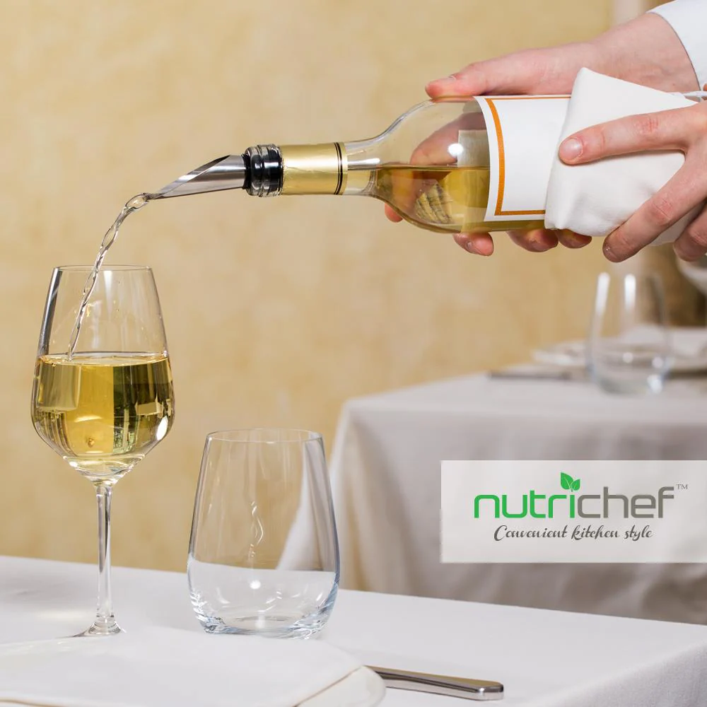 Premium 2 In 1 Stainless Steel Stylish & Sleek Wine Chill Rod With Pourer For Parties - Image 7
